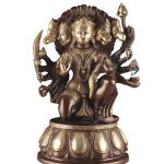 Brass Panchmukhi Hanuman Dual Tone Chola 13.5 Inch - Majestic Divine | Jaipurio